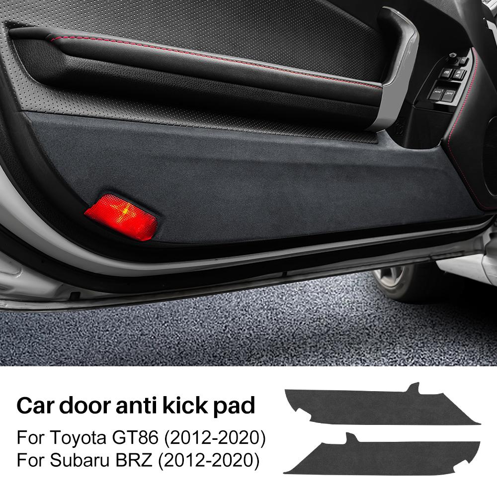 Door Anti-Kick Pad for Subaru BRZ Toyota GT86 2012-2020 LHD RHD Suede Interior Sticker
