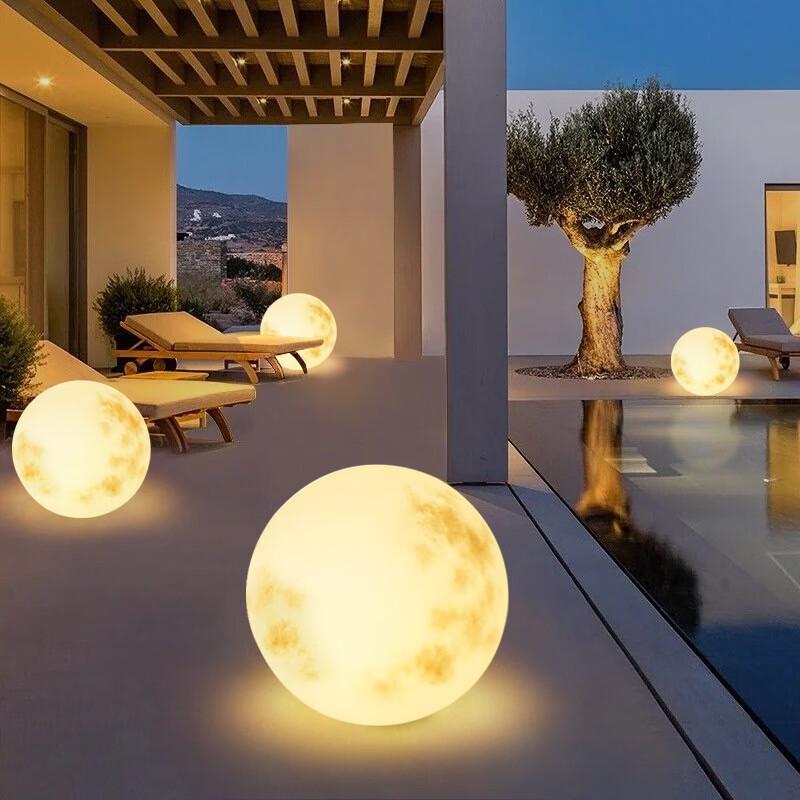 HEIXIE Outdoor Moon Garden Lamp