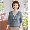 Hodo Women's New Chinese Style Mock Two-Piece Knit Base Layer