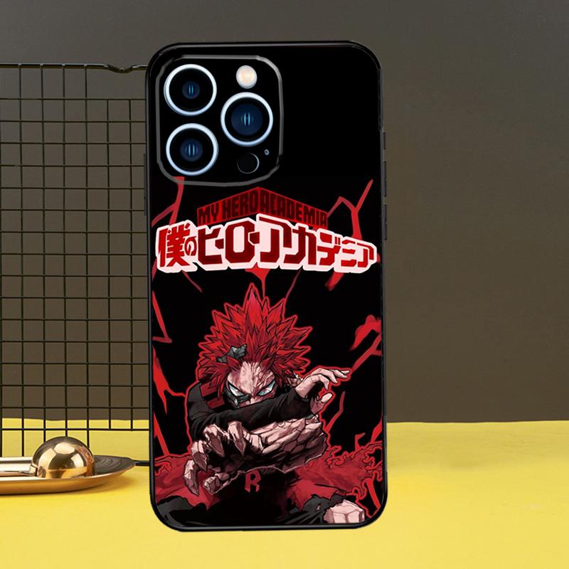 Чехол Kirishima Eijiro My Hero Academia для iPhone 13 12 11 14 Pro Max XS Max XR X 6S 7 8 Plus SE 2020, задняя крышка, чехол для телефона