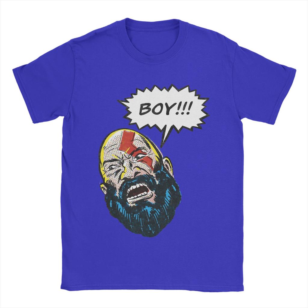 Unisex Boy God Of War Kratos T Shirts Cotton Clothing Vintage Short Sleeve Crew Neck Tees Adult TShirts