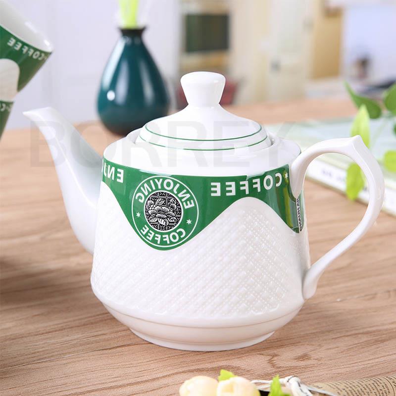 BORREYкерамический чайник с фильтром, чайник в европейском стиле, холодный чайник, кофейник, украшение для дома, художественное произведение, керамическая посуда, подарок на день рождения, свадьбу