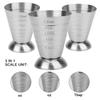 Аксессуары для барных смешанных напитков Мерная чашка Барный шейкер для коктейлей Джиггер Инструменты для коктейлей Гаджеты из нержавеющей стали 75 мл
