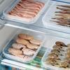 Прозрачный ящик для хранения продуктов с крышкой, полипропиленовый органайзер для морепродуктов, рыбы, холодильника, кухонные принадлежности
