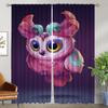 Мультяшная сова, современные шторы для гостиной, 2 шт., затемняющие шторы, домашние шторы для камеры, тюль для спальни