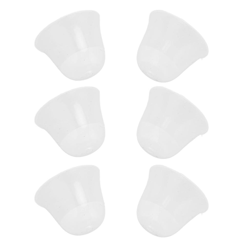 6 шт. Универсальные мягкие удобные силиконовые вкладыши для слуховых аппаратов, сменные вкладыши для слуховых аппаратов