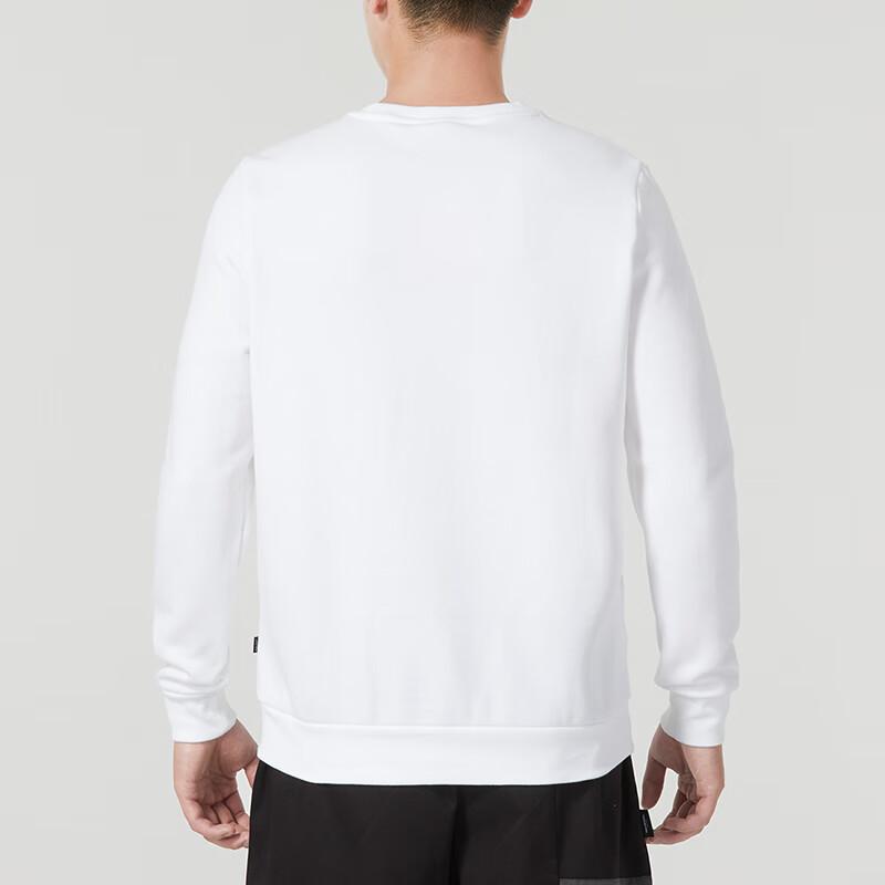 Puma Толстовка с круглым вырезом и длинным рукавом с принтом букв, мужская толстовка белого цвета 848737-02