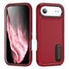 For iPhone Air Case Case Kickstand Phone Cover PC + Silicone + EVA 3-in-1 Design