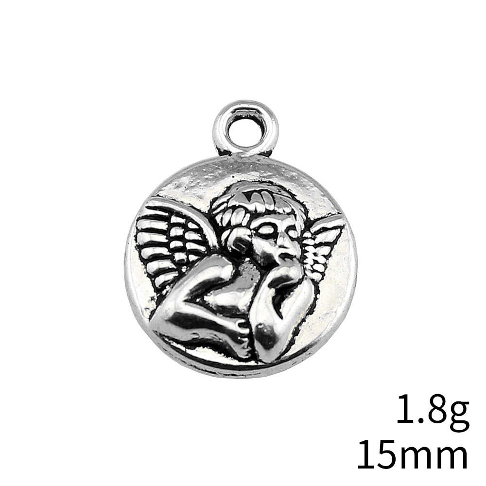 Ожерелье с подвесками «Назад в школу» Подвеска с подвесками в виде ангела Сувенирные подвески для браслетов