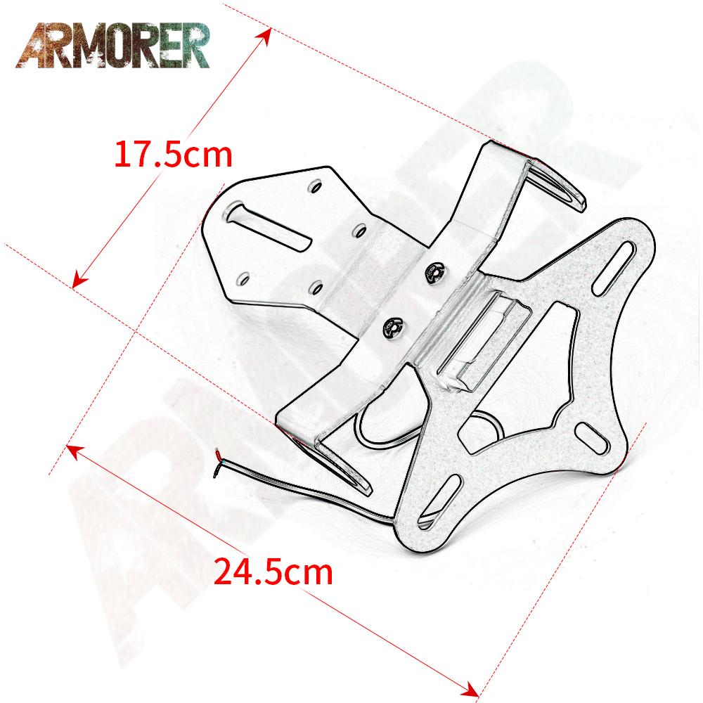 Аксессуары для мотоциклов для KAWASAKI ZX 10R ZX10R ZX10 R ZX-10R 2016-2022, кронштейн, держатель номерного знака, номер рамки