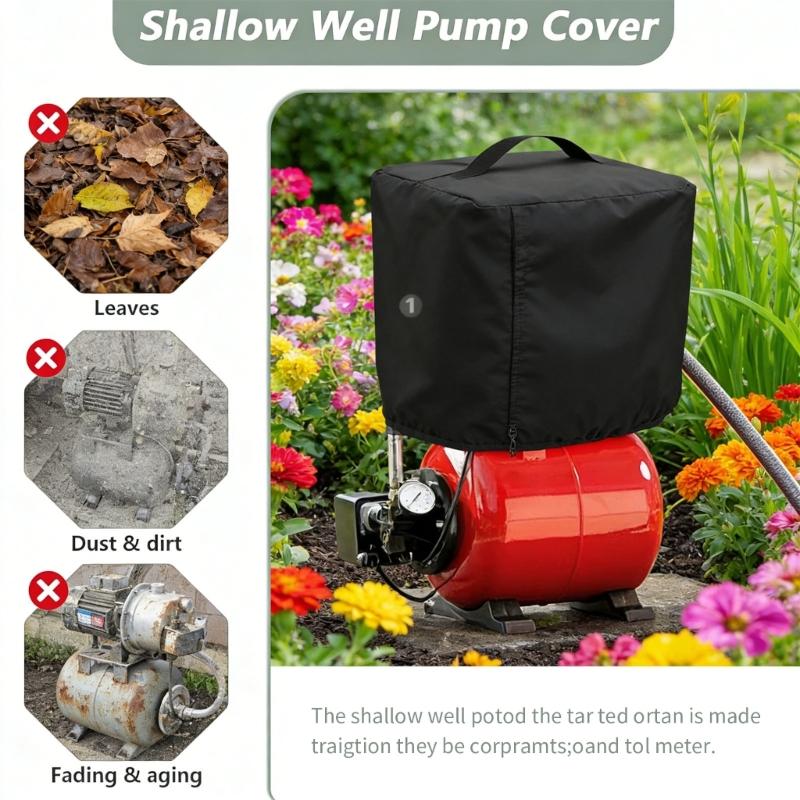 Easyly Install Weather Resistant Well Pumps Cover Outdoor Quickly Setups for Seasonal Protection in Garden