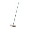Floor Scrub Brush 30cm Head 1.6m Long Handle Stainless Steel Wire Deck Brush Outdoor Moss Scrubber for Lane Step