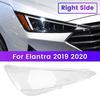 Накладка на правую фару для Hyundai Elantra 2019-2020