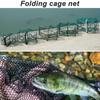 Foldable Fishing Bait Trap 6/8/10/12/16 Holes Heavy Duty Fine Mesh Portable Collapsible Shrimp Minnow Crawfish Catcher Trap Cast Trap Net Dip Cage