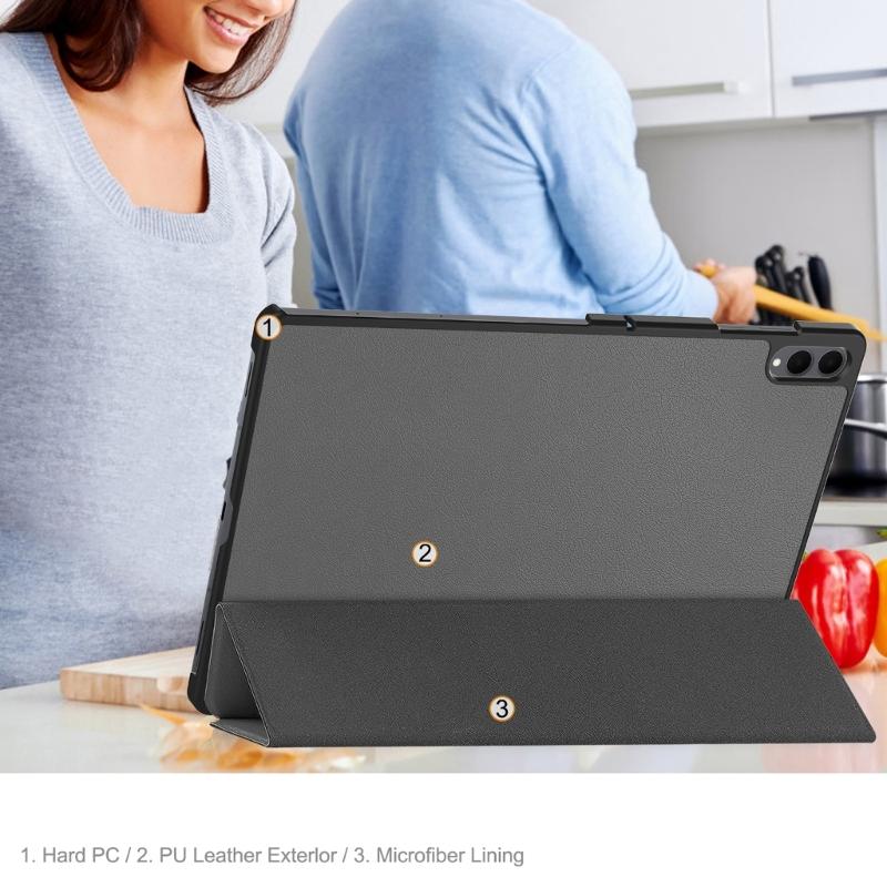 Складной чехол-подставка из ПУ кожи для планшетов Tab S11 Ultra 14,6 дюйма, Магнитная обложка с функцией Авто Сон/Пробуждение, Ударопрочный защитный кейс