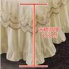 3pcs Bed Skirt Set with Ruffle Lace Anti Slip 1 8x2 0m Bed Cover Solid Mattress Dust Cover Pillowcase