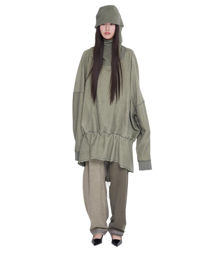 Aseupalageoseu Asymmetrical Inside-Out Baggy Pants