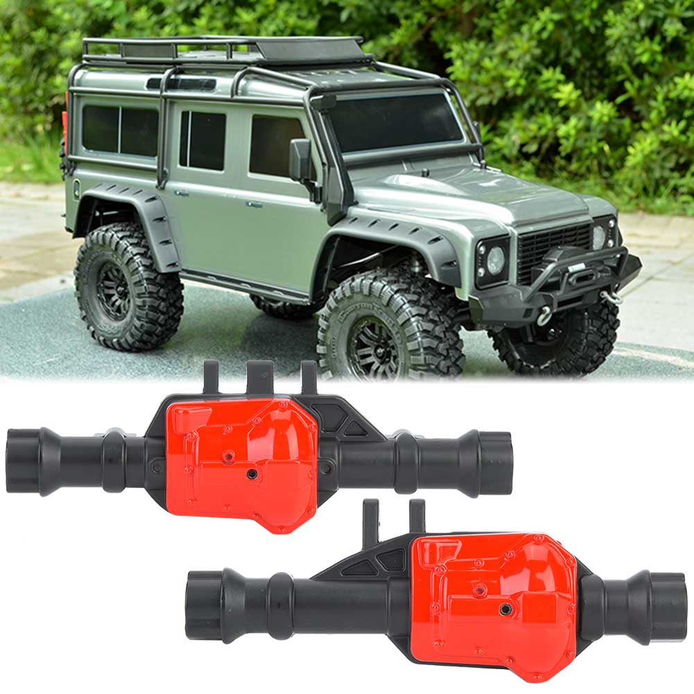 Металлические корпуса переднего и заднего мостов для Traxxas TRX4 1/10 модель автомобиля (Черный Красный)