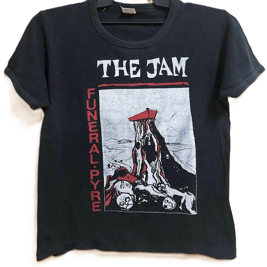 Винтажная футболка 80-х 1981 года THE JAM Funeral Pyre Punk Rock Tour Concert и детская футболка