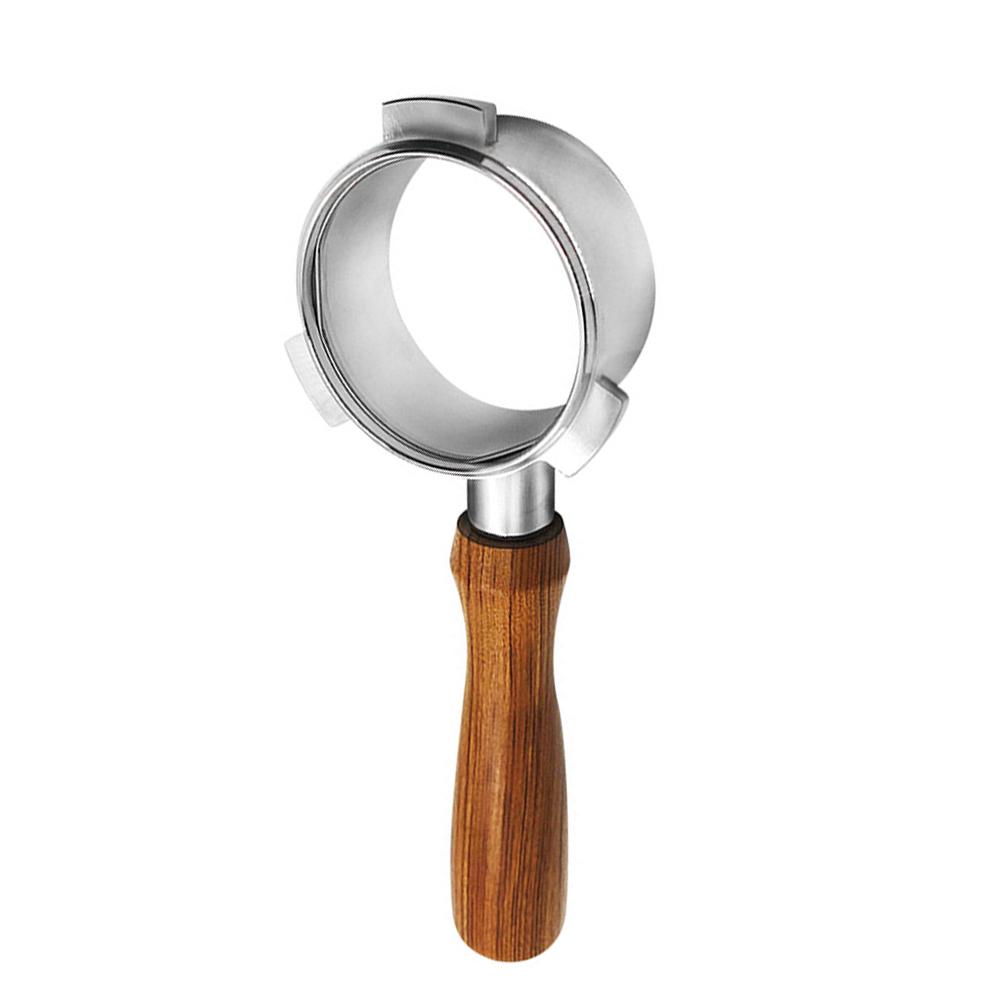 54 мм кофемашина из нержавеющей стали, бездонный держатель фильтра, ветка портафильтра, деревянная ручка