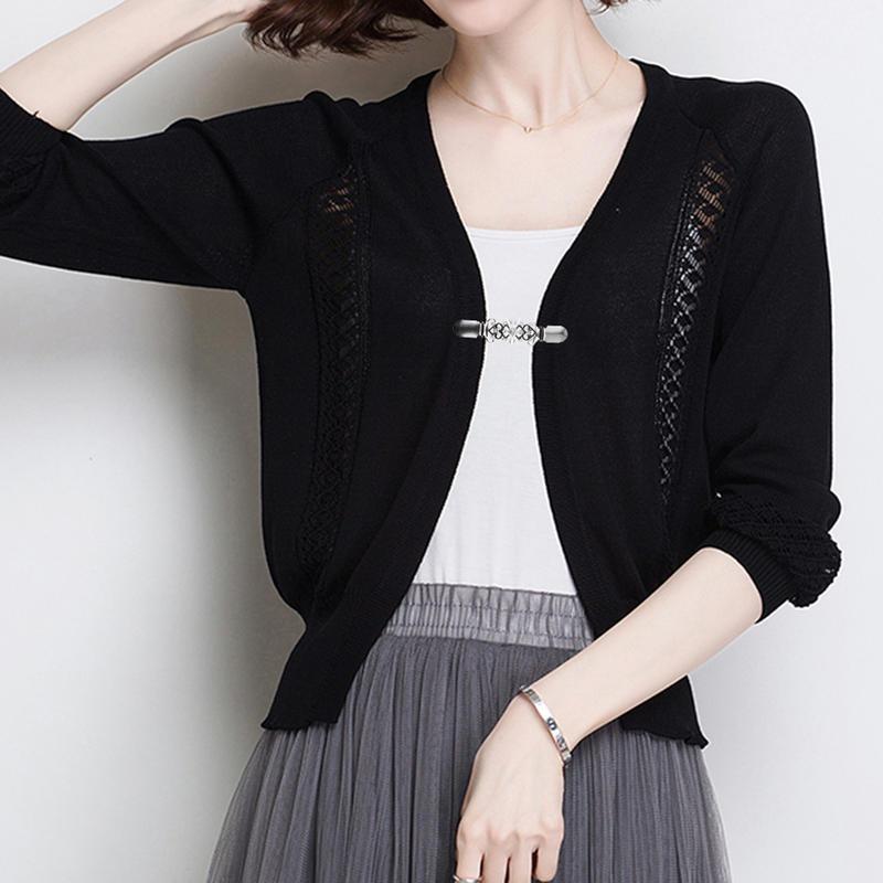 Застежка в виде клипов для кардигана