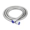 1.5M Stainless Steel Shower Hose Soft Shower Pipe Flexible Bathroom Water Pipe Silver Color Common Plumbing Hoses