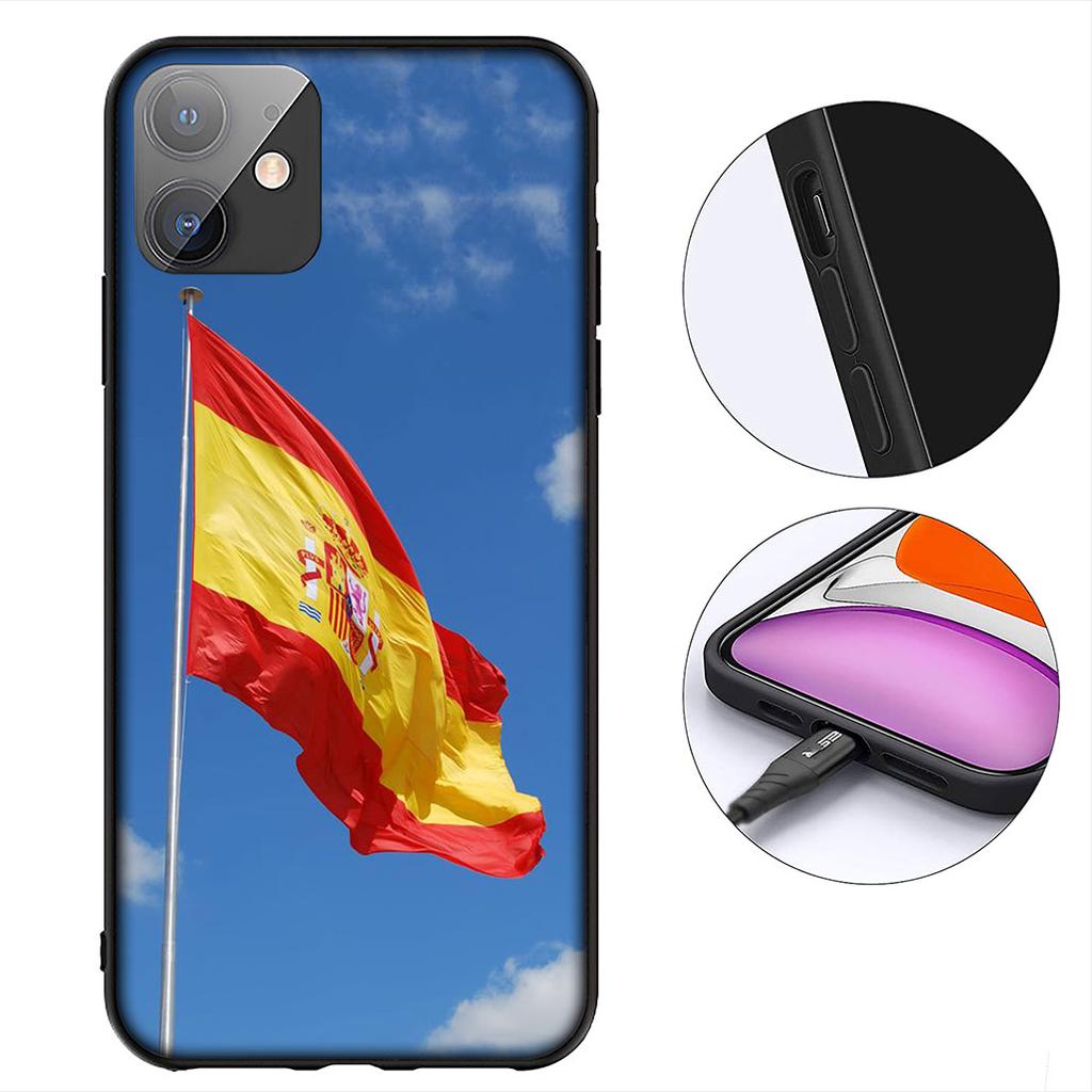 Spain Flag Phone Cover for Xiaomi Redmi Note 13 14 ProPlus Pro Plus 14C A4 13C Pro+ Note14 Protective Case