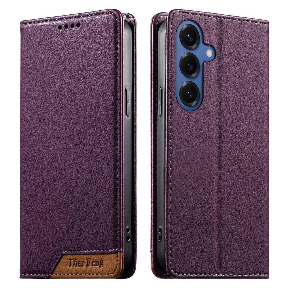 Wallet Case for Galaxy S26+ - Leather/PU, Purple