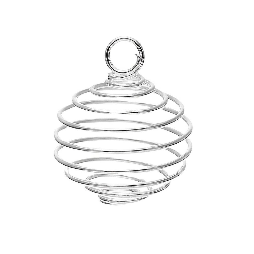 30 Pieces Unique Jewelry Pendant Hollow Ball Spring Pendant Jewelry Charm DIY Necklace Pendants for DIY Necklace Jewelry