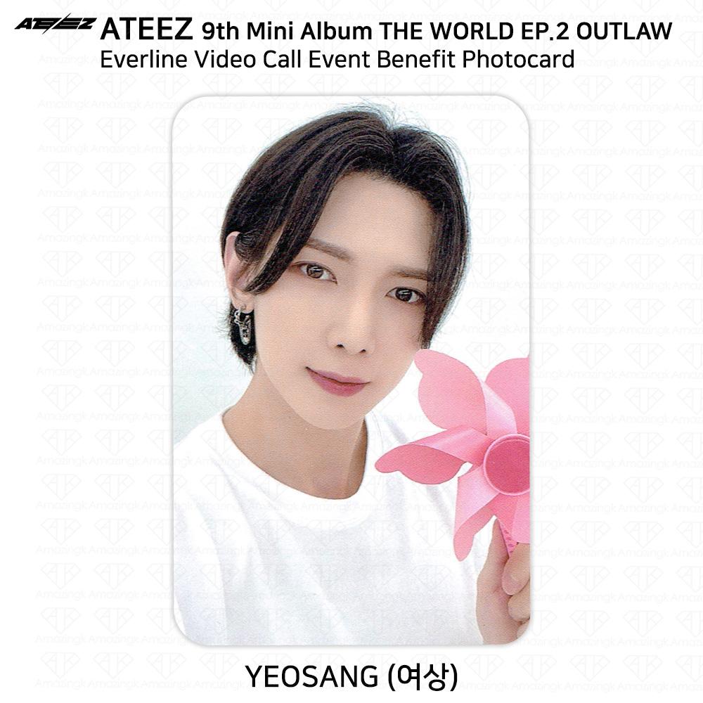 ATEEZ THE WORLD EP.2 OUTLAW Фан-вывеска Выгодное мероприятие Фотокарточка Минизапись Everline