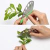 9 Holes Herb Stripper Stainless Steel Herb Leaf Stripping Tool with Protective Cover