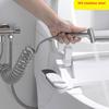 304 Stainless Steel Spray Gun Shower Handheld Bidet Sprayer Set Handheld Toilet Bidet Faucet Sprayer Shower Nozzle Self Cleaning