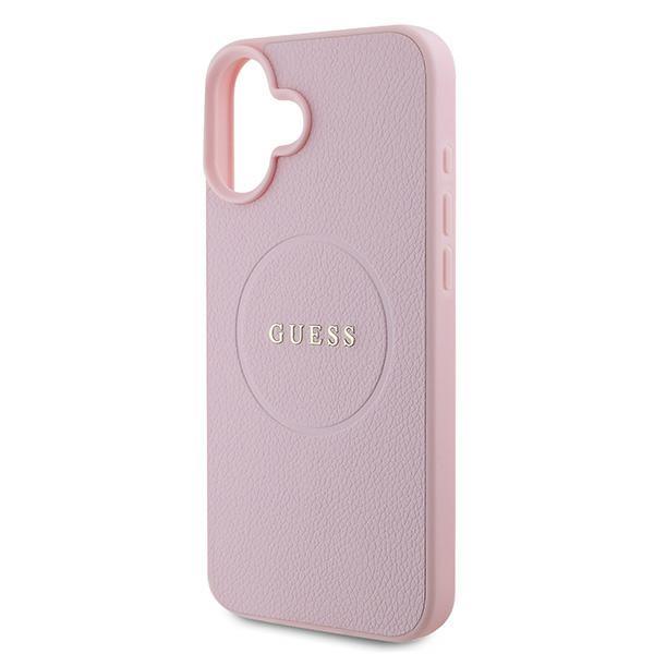 Guess Guhmp16Mpghsmmp Iphone 16 Plus6.7 Różowy/Pink Hardcase Grained Ring Magsafe