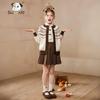 Девочковый вязаный кардиган Fair Isle с защитой от скатывания от CHANZUIGOU