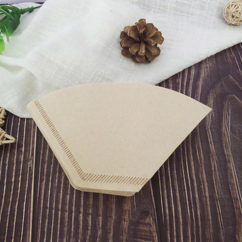 100 шт./пакет деревянные оригинальные бумажные фильтры для кофе эспрессо ARI