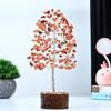 Сердолик Чакра Кристальное Дерево На Удачу Выставочный Экспонат для Предметов Домашнего Декора Кристаллы Драгоценные Камни Бонсай Денежное Дерево