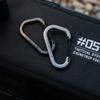 2pcs Black/Grey Spring Snap Hook Safety Small Tool Storage  Camping Hiking Fishing Accessories