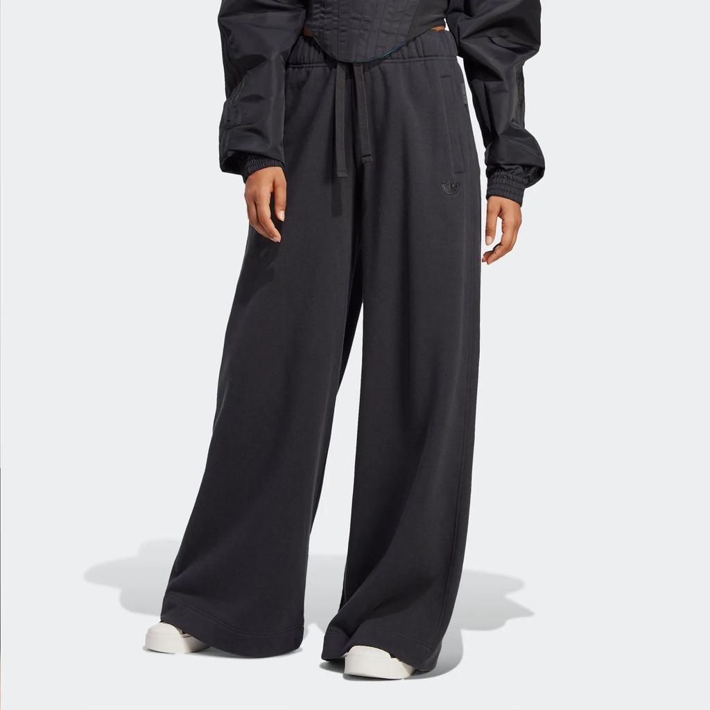 Adidas Originals Blue Version Knitted Sweatpants Women's Black (Unisex) Knitted Sweatpants IB5802