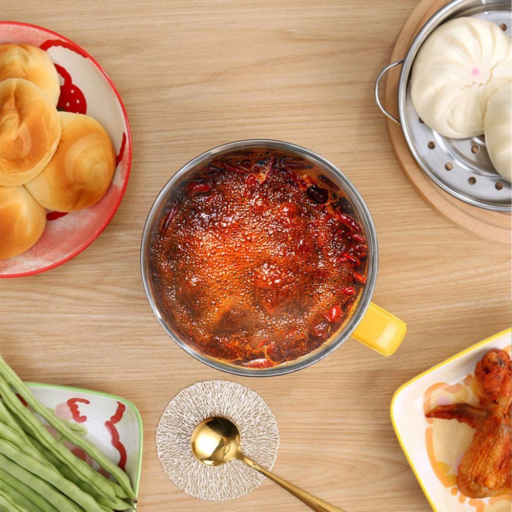 Одно-/двухслойная электрическая плита для студенческого общежития, рисоварка, антипригарный горшок для приготовления пищи