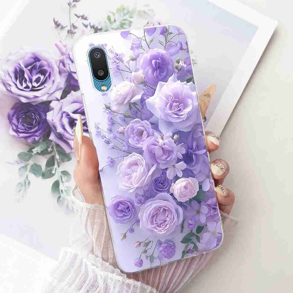Чехол для Samsung Galaxy A02 SM-A022F Мягкий Силиконовый Цветной Расписной Чехол-Крышка Для Samsung A02 A 02 Galaxy M02 M022F Fundas Сумки