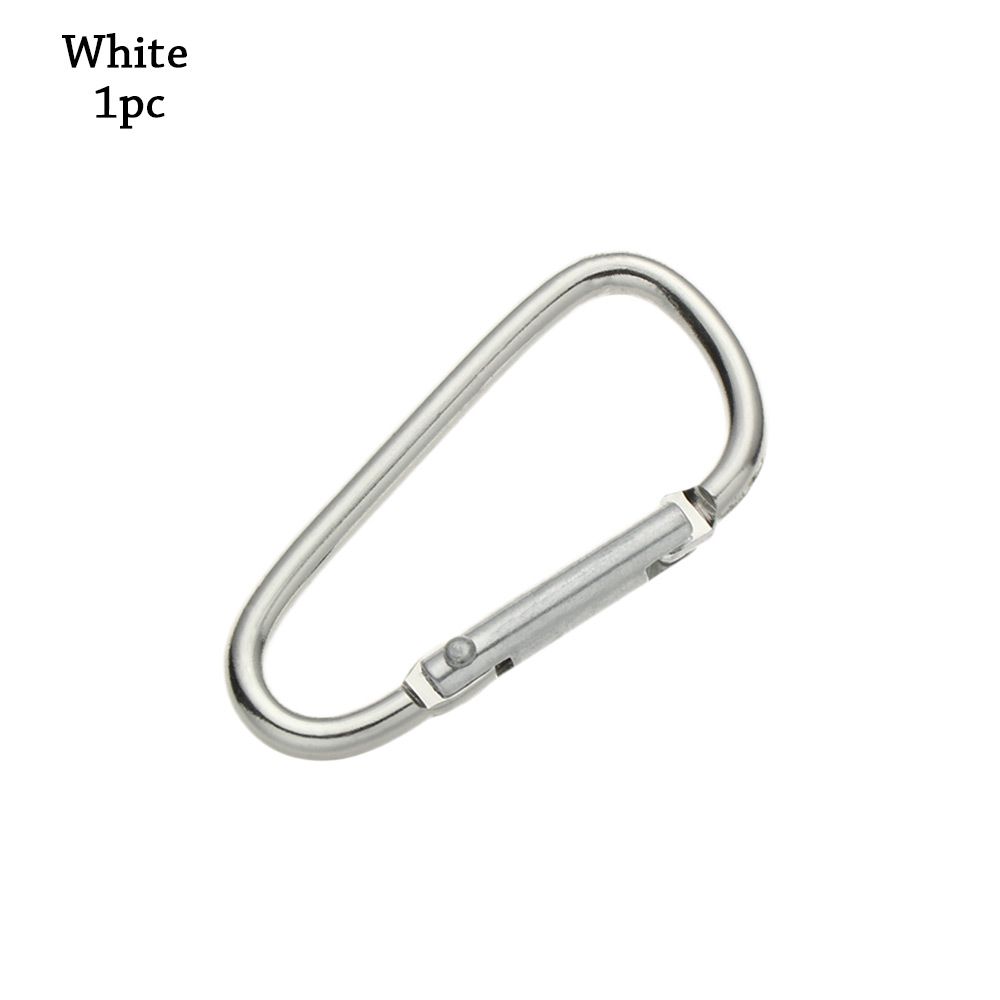 Safety Multicolor Aluminium Camping Hiking Hook Buckle Keychain Climbing Button Alloy Carabiner