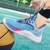 Basketball Shoes Curry 9 Blue Pink Leather Sports Running Shoes All-Star Boys and Girls Cement Field Actual Combat Factory Direct Sales