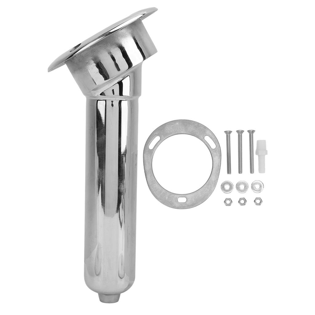 Подстаканник для удочки для лодки, усиленная устойчивость, трубчатый держатель для аутригера, устойчивый к атмосферным воздействиям, нержавеющая сталь для яхт и судов