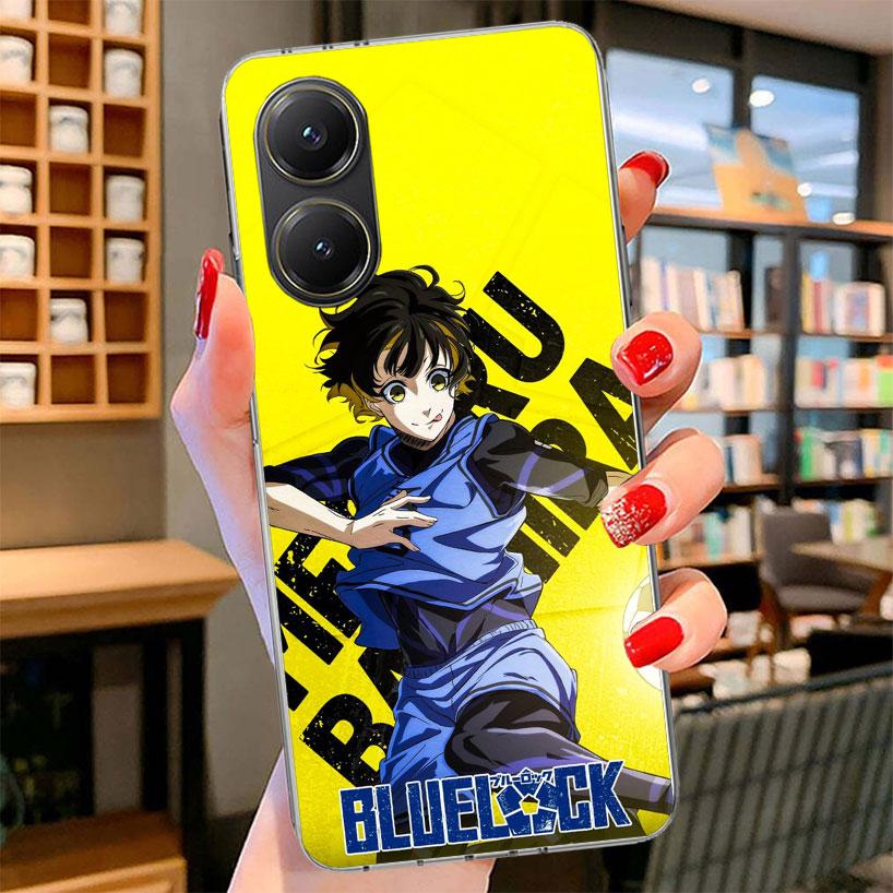 Blue Lock Bachira Meguru Phone Case For Xiaomi Poco F7 Ultra X7 X6 X5 Pro M7 Redmi 15C 15 13C 13 12C 12 10C 10 9A 9C 9T 9 Shell