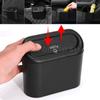 Car Trash Can with Lid Hanging Vehicle Garbage Organizer Case Storage Box Plastic Pressing Trash Bins Auto Interior