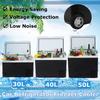 30/40/50L Car Fridge RV Refrigerator Compressor Cooler Freezer Mini Portable Car Refrigerator For Truck Home Travel Camping