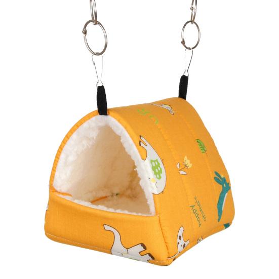 Гнездо для хомяка, висит, толстое, большое, пространство, защита, среда обитания, сохраняет тепло, плюшевое, мягкое, красочное