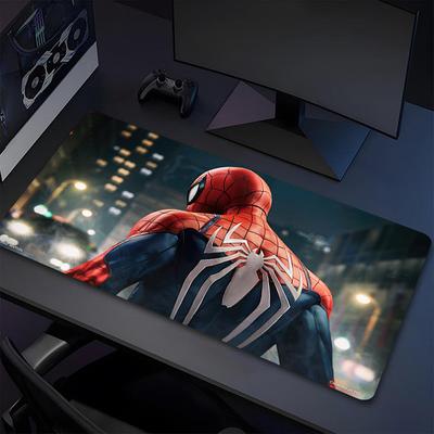Spiderman Xl Gaming Mouse Pad Nonslip Rubber Base Stitched Edge Waterproof Desk Mat For Pc Laptop Gamer Office Computer Accessories C929969
