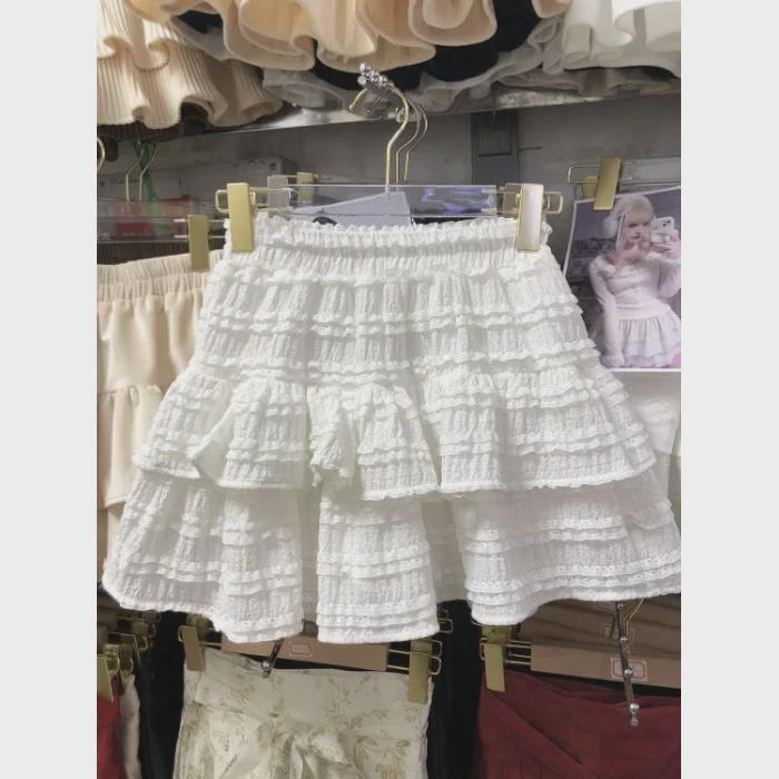 Весенняя милая балетная кружевная пышная юбка - Soft Girl Design