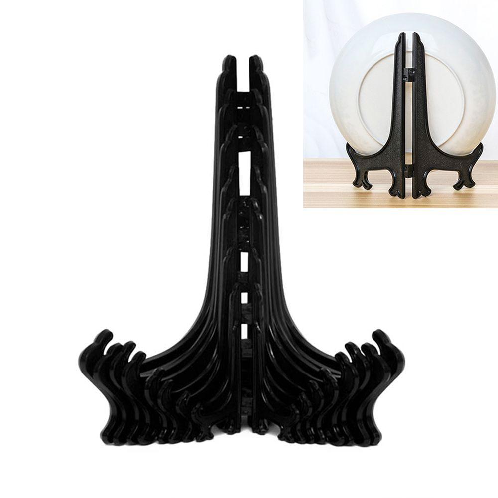 5PCS Fashion Picture Pedestal Plastic Photo Frame Dish Rack Storage Holders Display Stand Stander